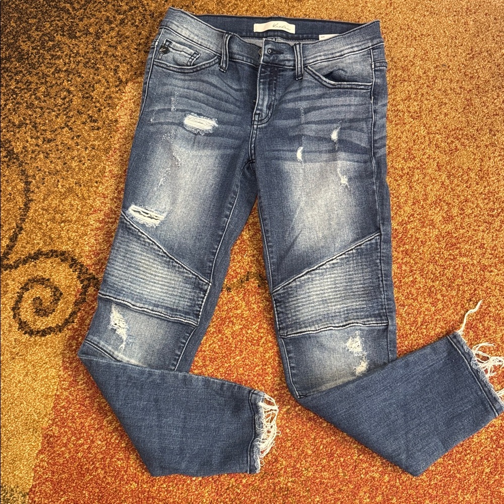 KanCan Moto Distressed Jeans